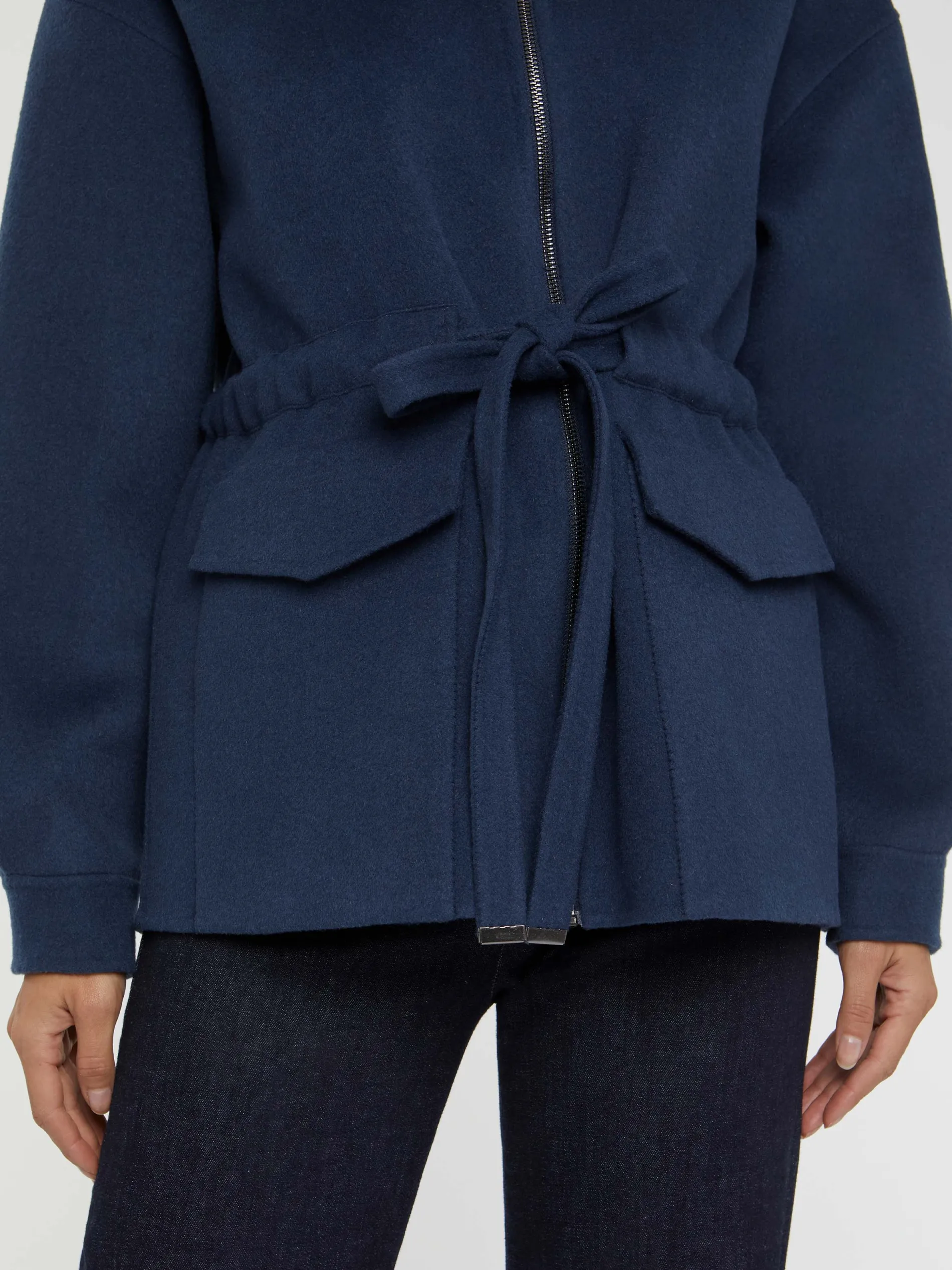 Paule Ka Manteau Court En Laine Et Cachemire<Femme Manteaux
