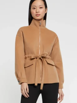 Paule Ka Manteau Court En Laine Et Cachemire<Femme Manteaux