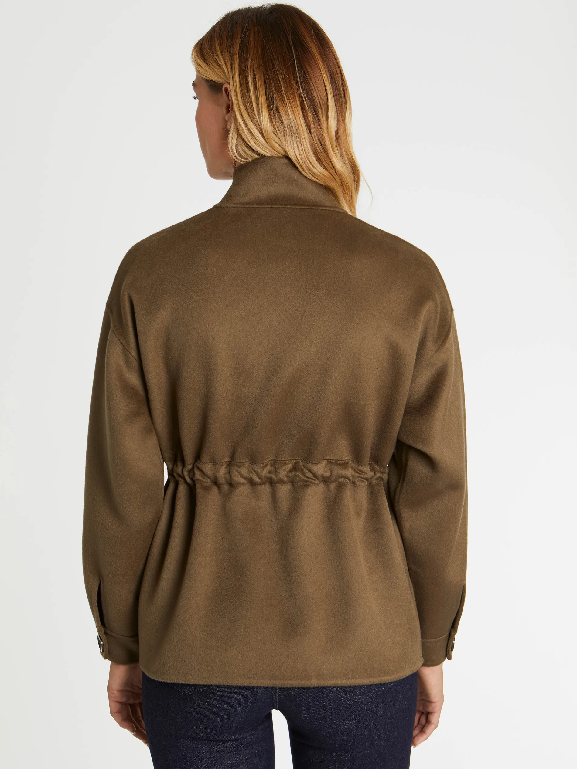 Paule Ka Manteau Court En Laine Et Cachemire<Femme Manteaux