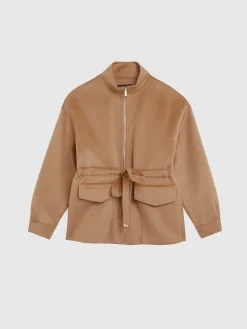 Paule Ka Manteau Court En Laine Et Cachemire<Femme Manteaux