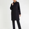 Paule Ka Manteau Droit En Drap De Laine<Femme Manteaux