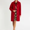 Paule Ka Manteau Droit En Drap De Laine<Femme Manteaux