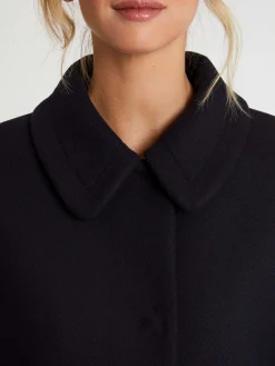 Paule Ka Manteau Droit En Drap De Laine<Femme Manteaux