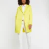 Paule Ka Manteau Droit En Satin Duchesse<Femme Manteaux