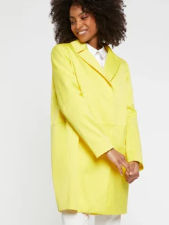 Paule Ka Manteau Droit En Satin Duchesse<Femme Manteaux