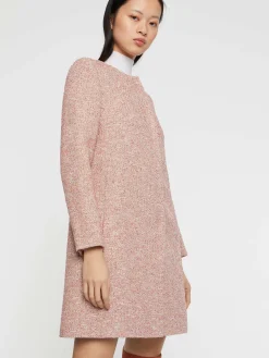 Paule Ka Manteau Droit En Tweed Mouchete<Femme Manteaux