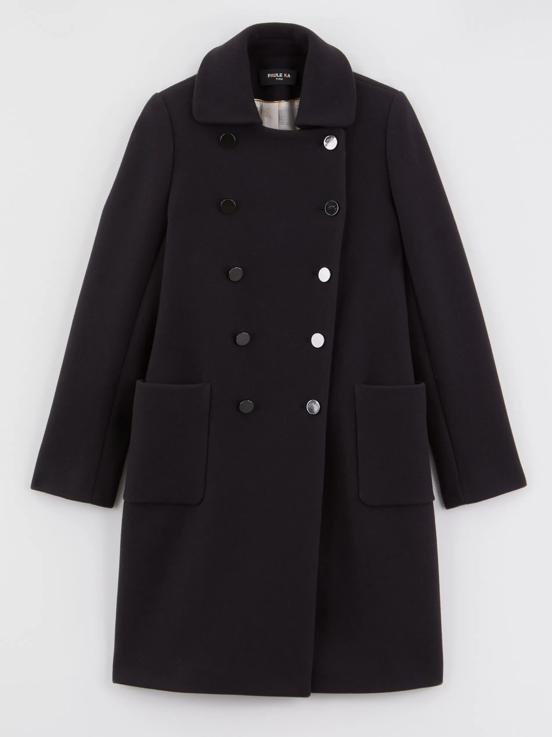 Paule Ka Manteau En Laine A Double Boutonnage<Femme Manteaux