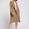 Paule Ka Manteau Long En Laine Bouclee<Femme Manteaux