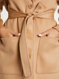 Paule Ka Manteau Long En Laine Et Cachemire<Femme Manteaux