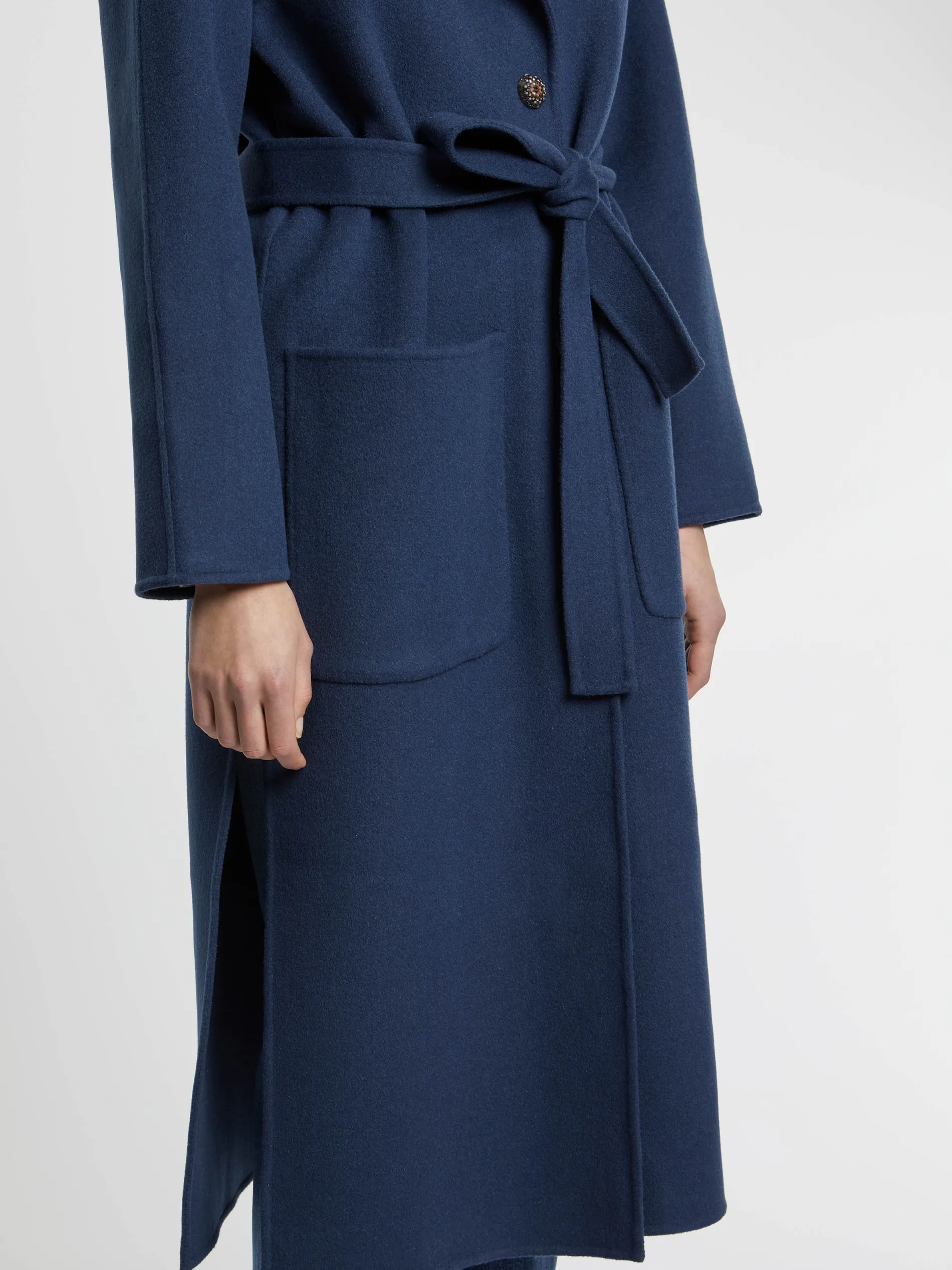 Paule Ka Manteau Long En Laine Et Cachemire<Femme Manteaux