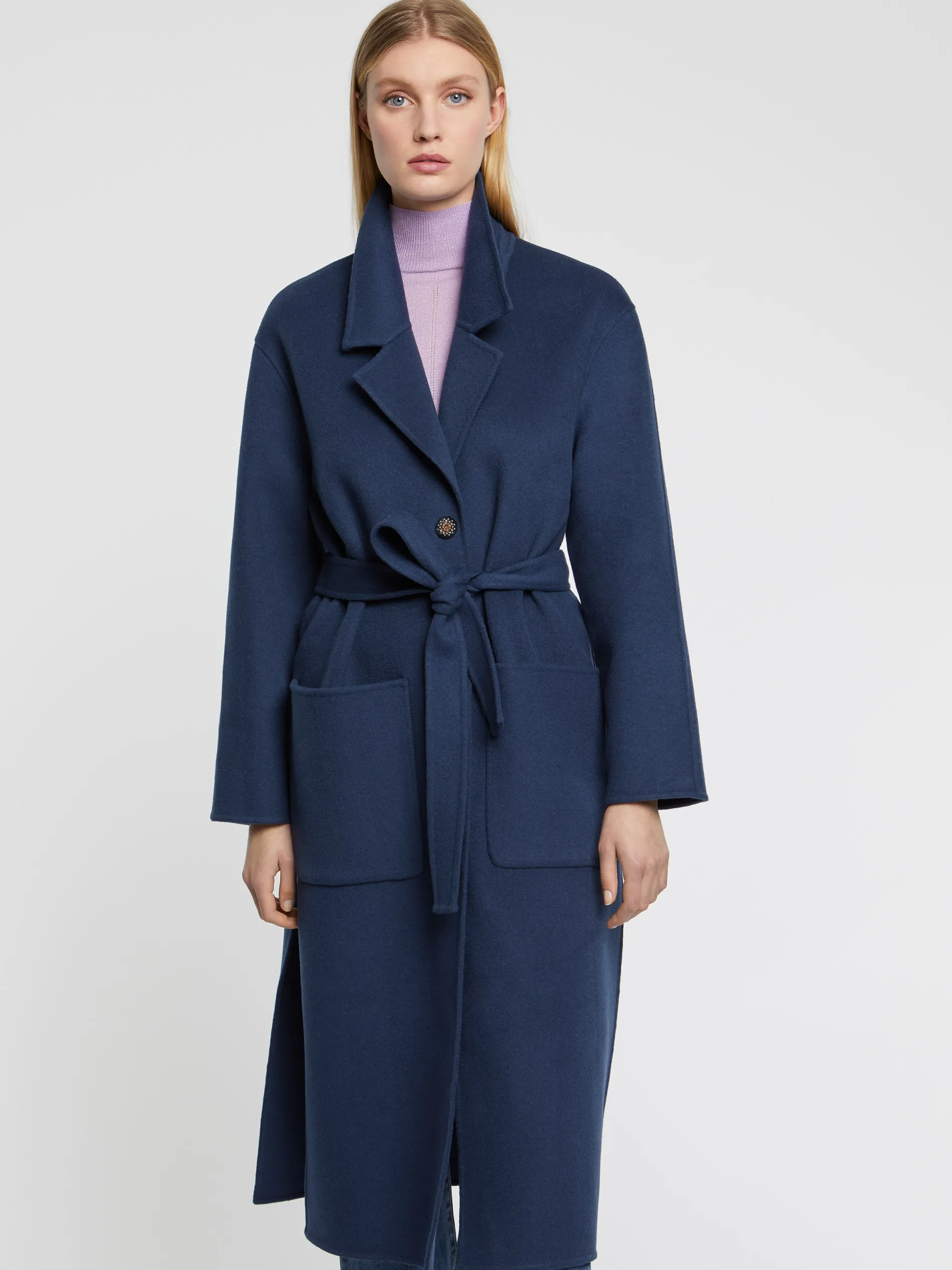 Paule Ka Manteau Long En Laine Et Cachemire<Femme Manteaux