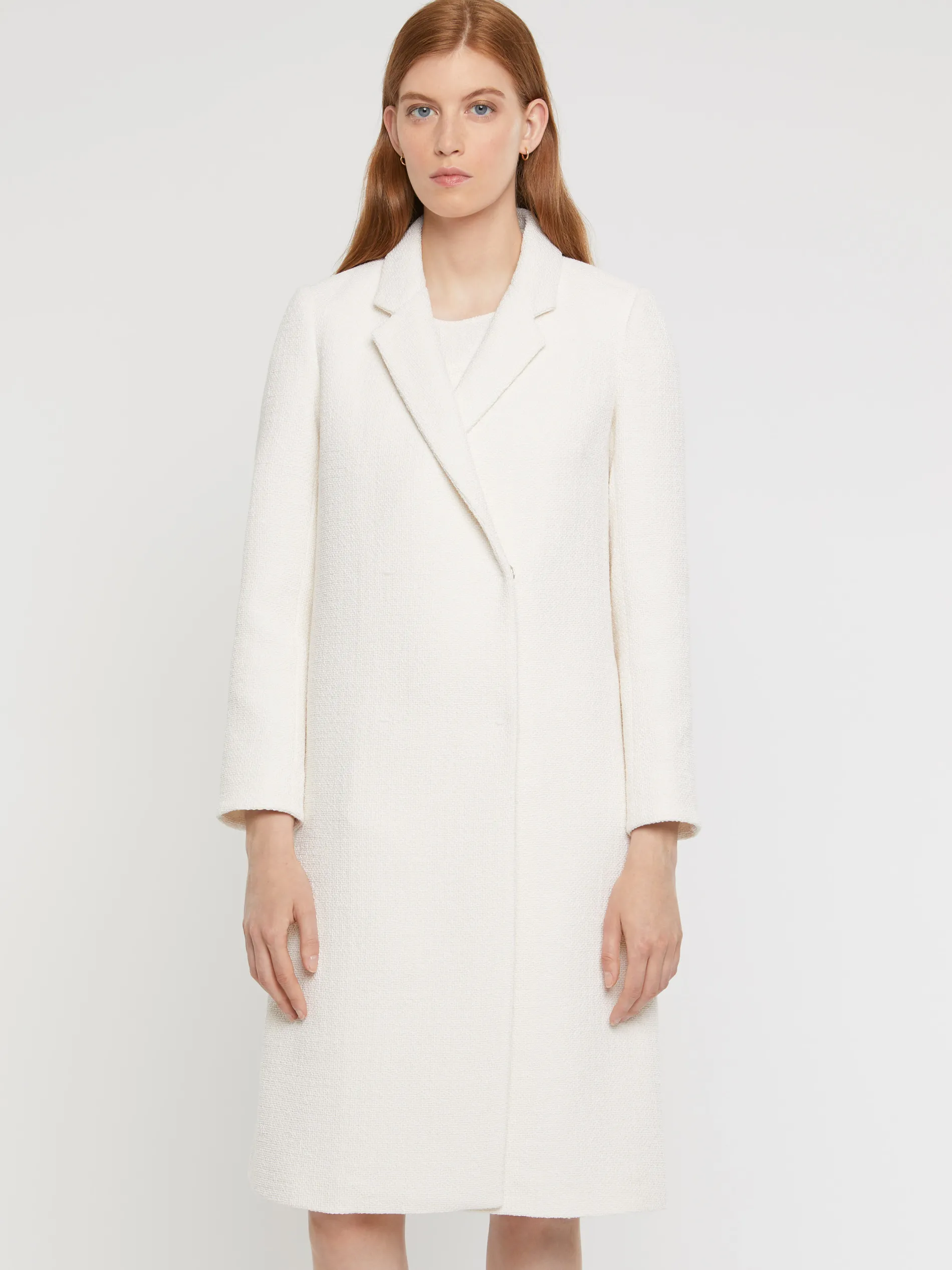 Paule Ka Manteau Long En Tweed<Femme Manteaux