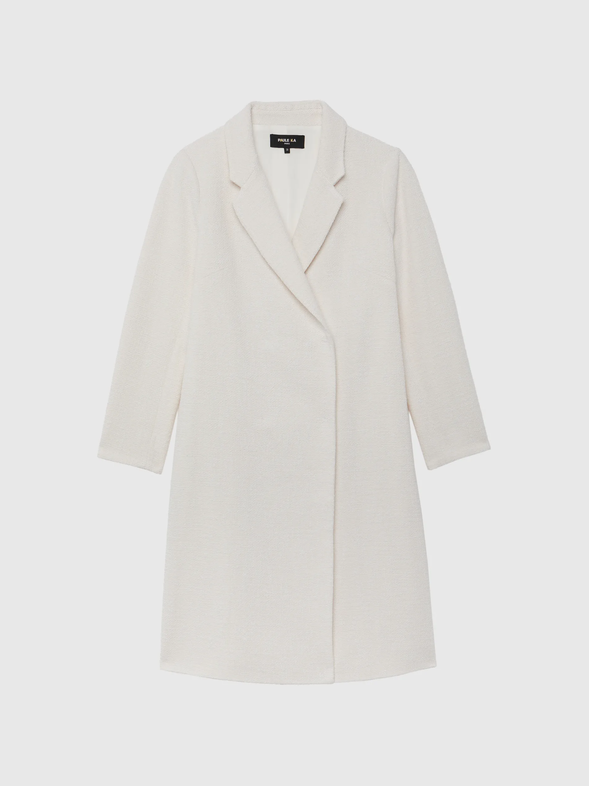 Paule Ka Manteau Long En Tweed<Femme Manteaux