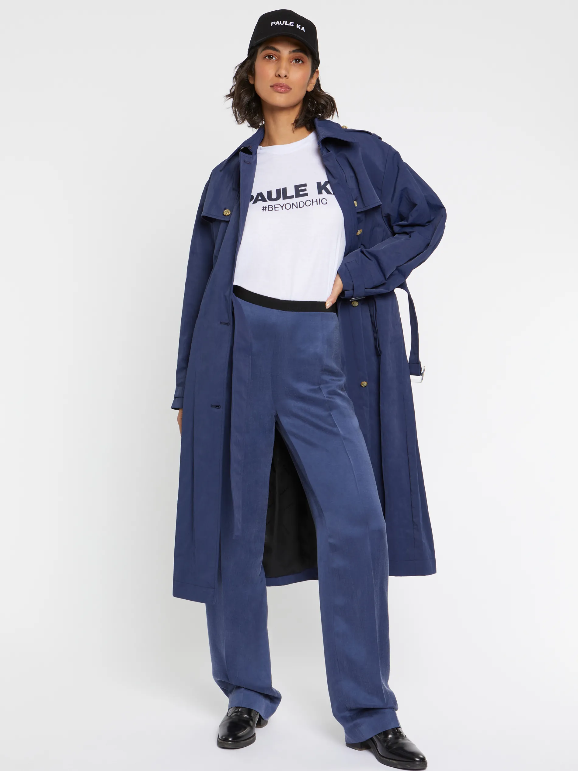 Paule Ka Manteau Long Style Trench<Femme Manteaux