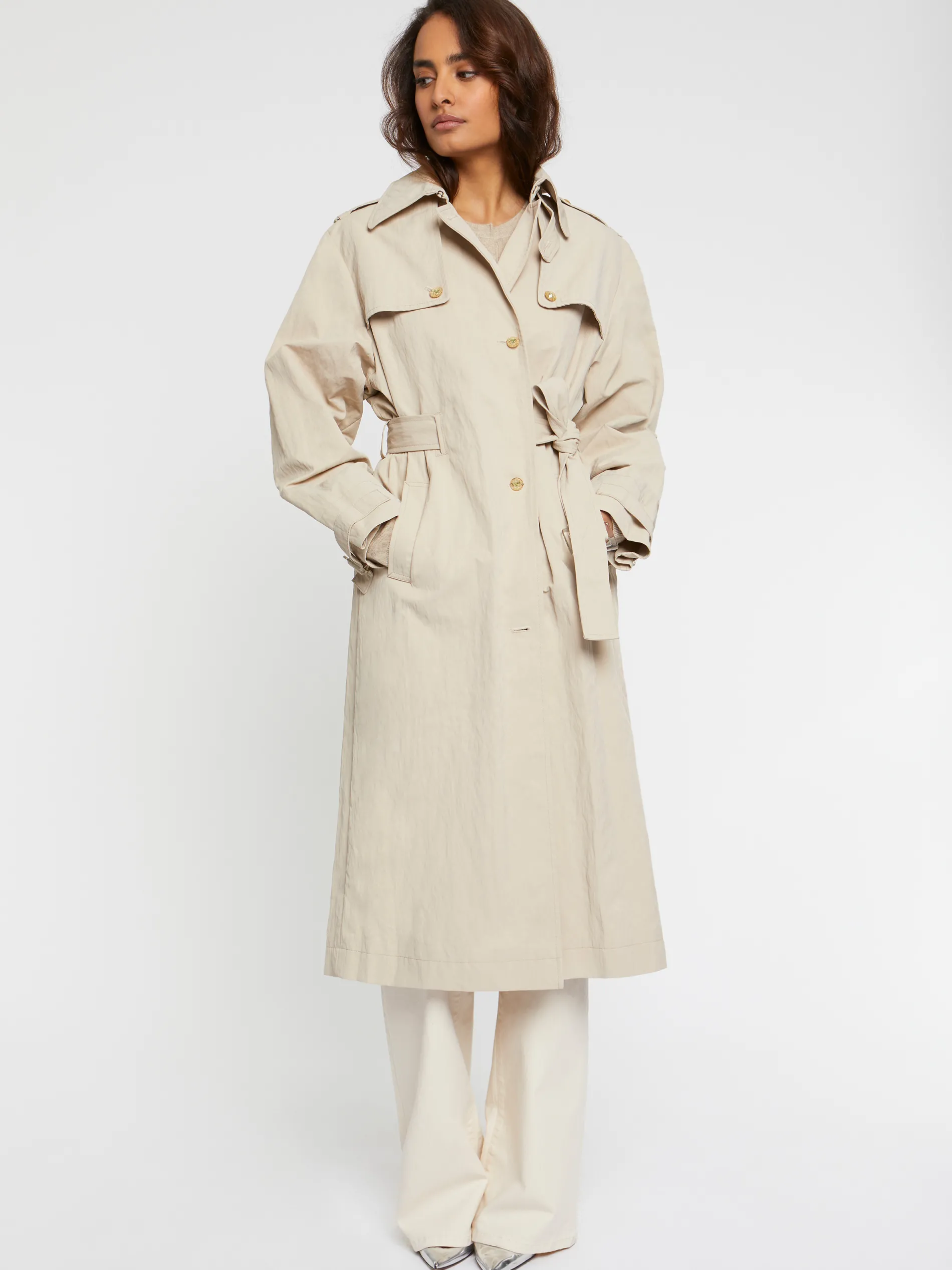 Paule Ka Manteau Long Style Trench<Femme Manteaux