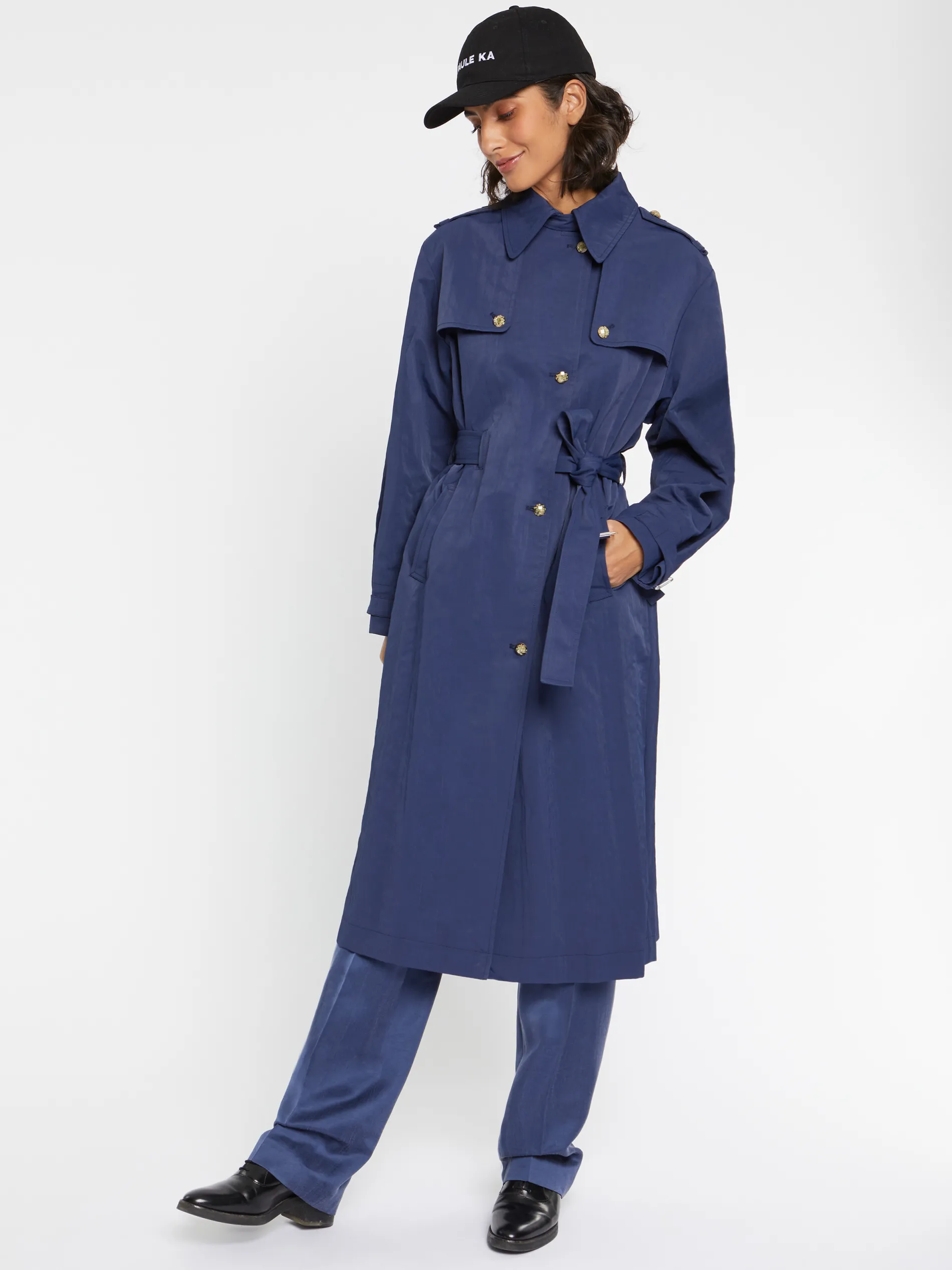 Paule Ka Manteau Long Style Trench<Femme Manteaux