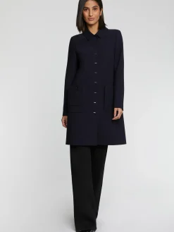 Paule Ka Manteau Mi-Long A Poches<Femme Manteaux
