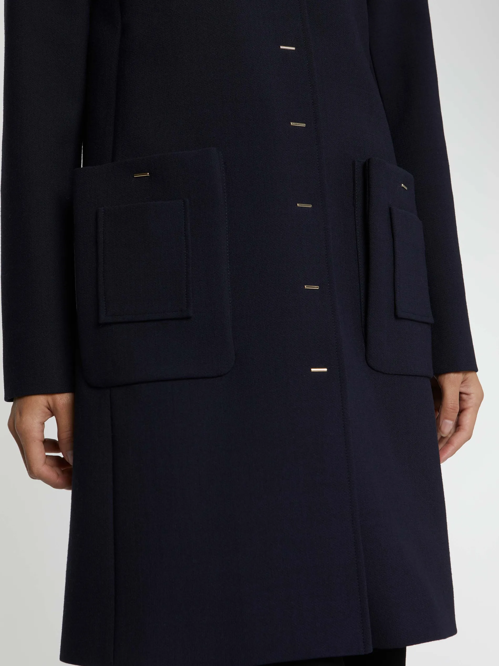 Paule Ka Manteau Mi-Long A Poches<Femme Manteaux