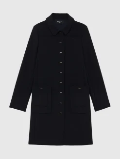 Paule Ka Manteau Mi-Long A Poches<Femme Manteaux