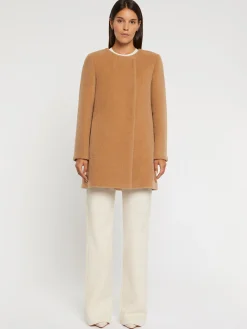 Paule Ka Manteau Mi-Long En Alpaga<Femme Manteaux