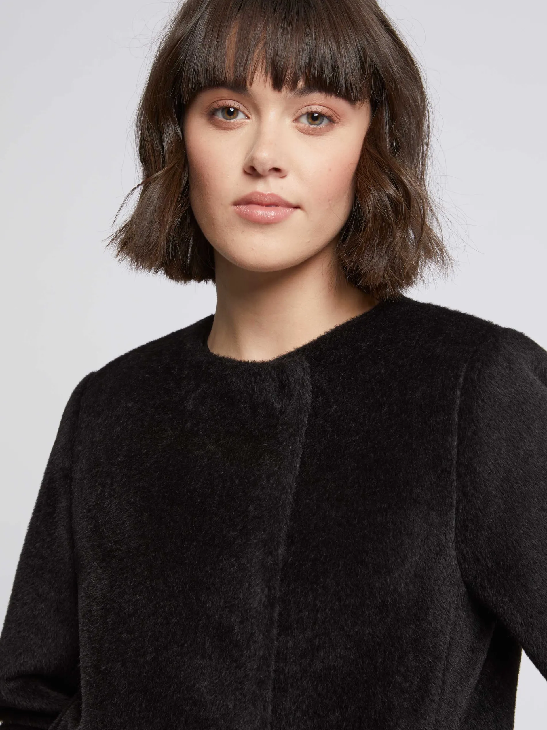Paule Ka Manteau Mi-Long En Alpaga<Femme Manteaux