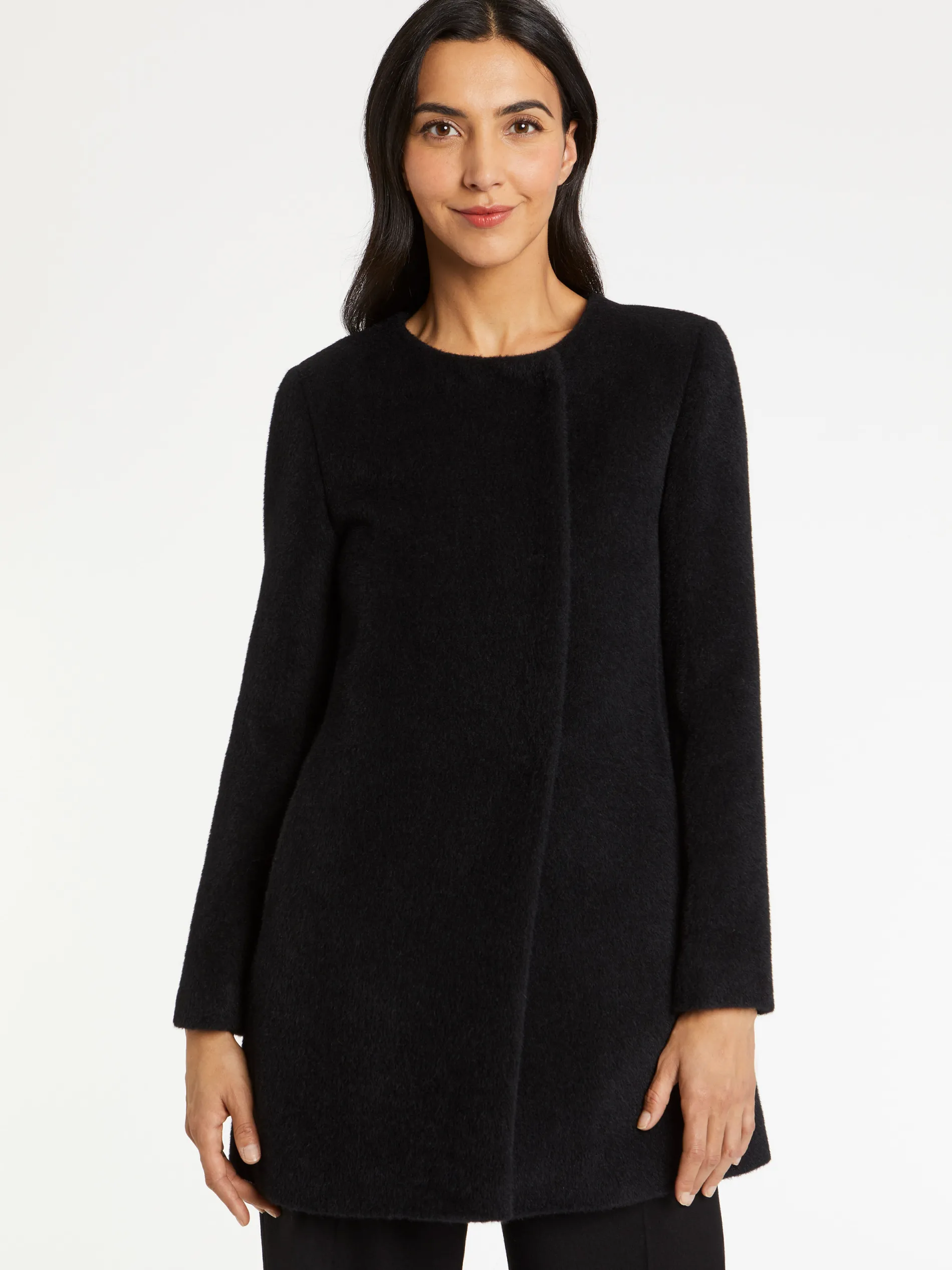 Paule Ka Manteau Mi-Long En Alpaga<Femme Manteaux