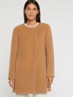 Paule Ka Manteau Mi-Long En Alpaga<Femme Manteaux
