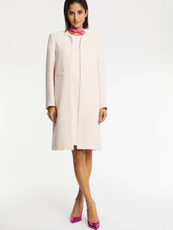 Paule Ka Manteau Mi-Long En Coton Crepe<Femme Manteaux
