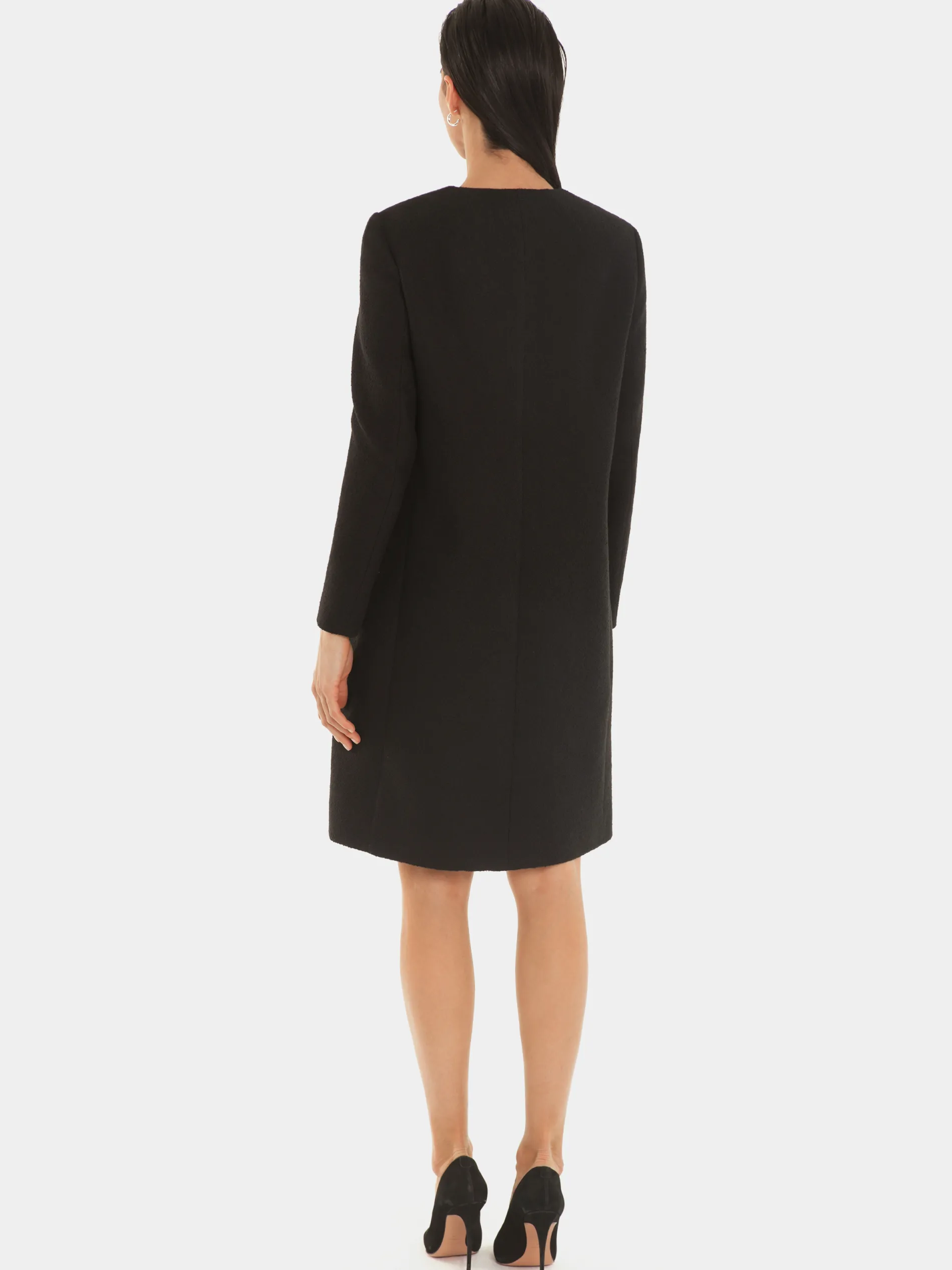 Paule Ka Manteau Mi-Long En Coton Crepe<Femme Manteaux
