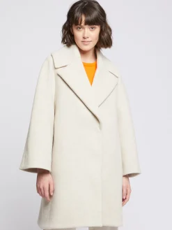 Paule Ka Manteau Mi-Long En Drap De Laine<Femme Manteaux