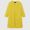 Paule Ka Manteau Mi-Long En Jacquard Plumetis<Femme Manteaux