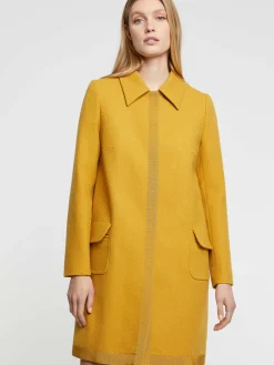 Paule Ka Manteau Mi-Long En Laine Et Ruban<Femme Manteaux