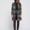 Paule Ka Manteau Mi-Long En Tweed Chine<Femme Manteaux