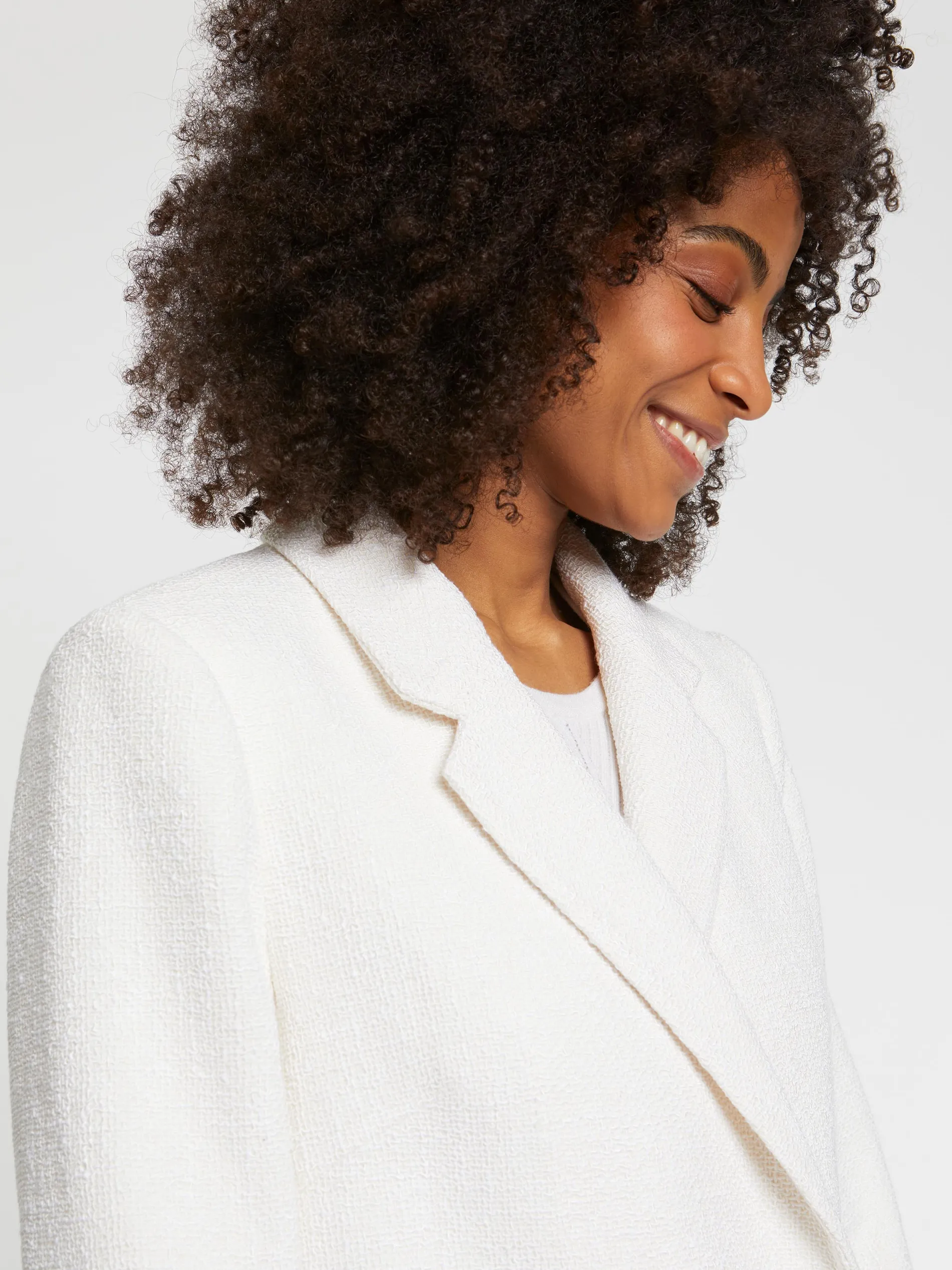Paule Ka Manteau Ultra Long En Tweed<Femme Manteaux