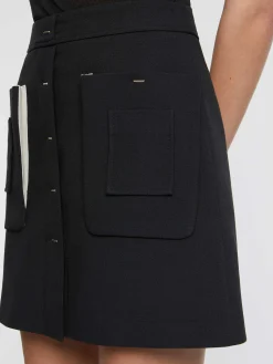 Paule Ka Mini-Jupe Boutonnee Devant<Femme Jupes