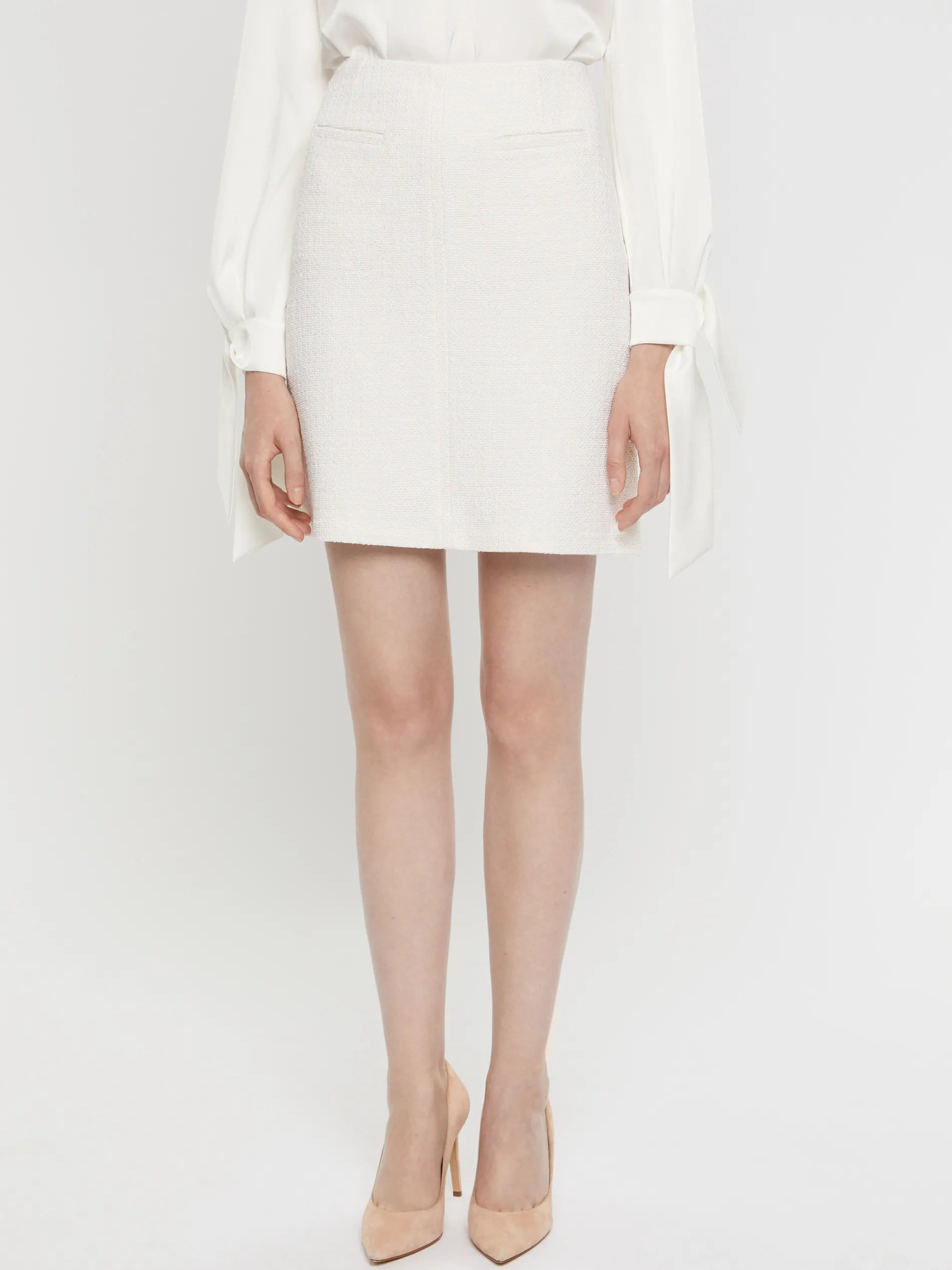 Paule Ka Mini-Jupe Droite En Tweed<Femme Jupes