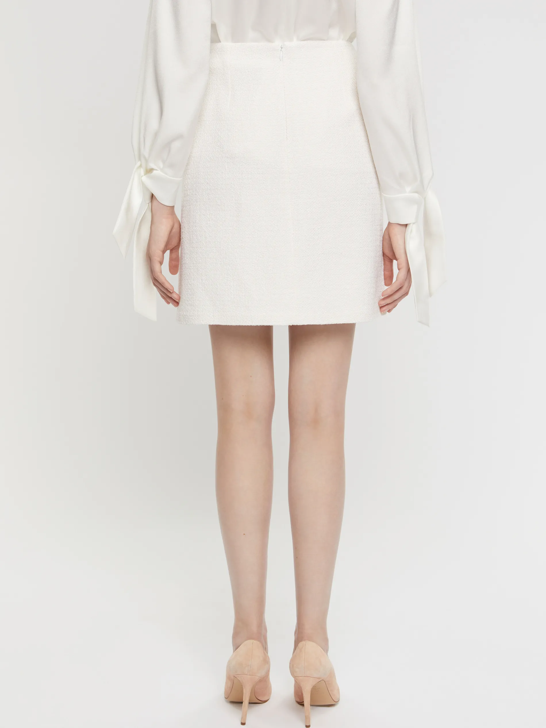 Paule Ka Mini-Jupe Droite En Tweed<Femme Jupes