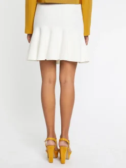 Paule Ka Mini-Jupe Patineuse En Viscose Milano<Femme Jupes