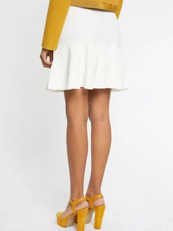 Paule Ka Mini-Jupe Patineuse En Viscose Milano<Femme Jupes