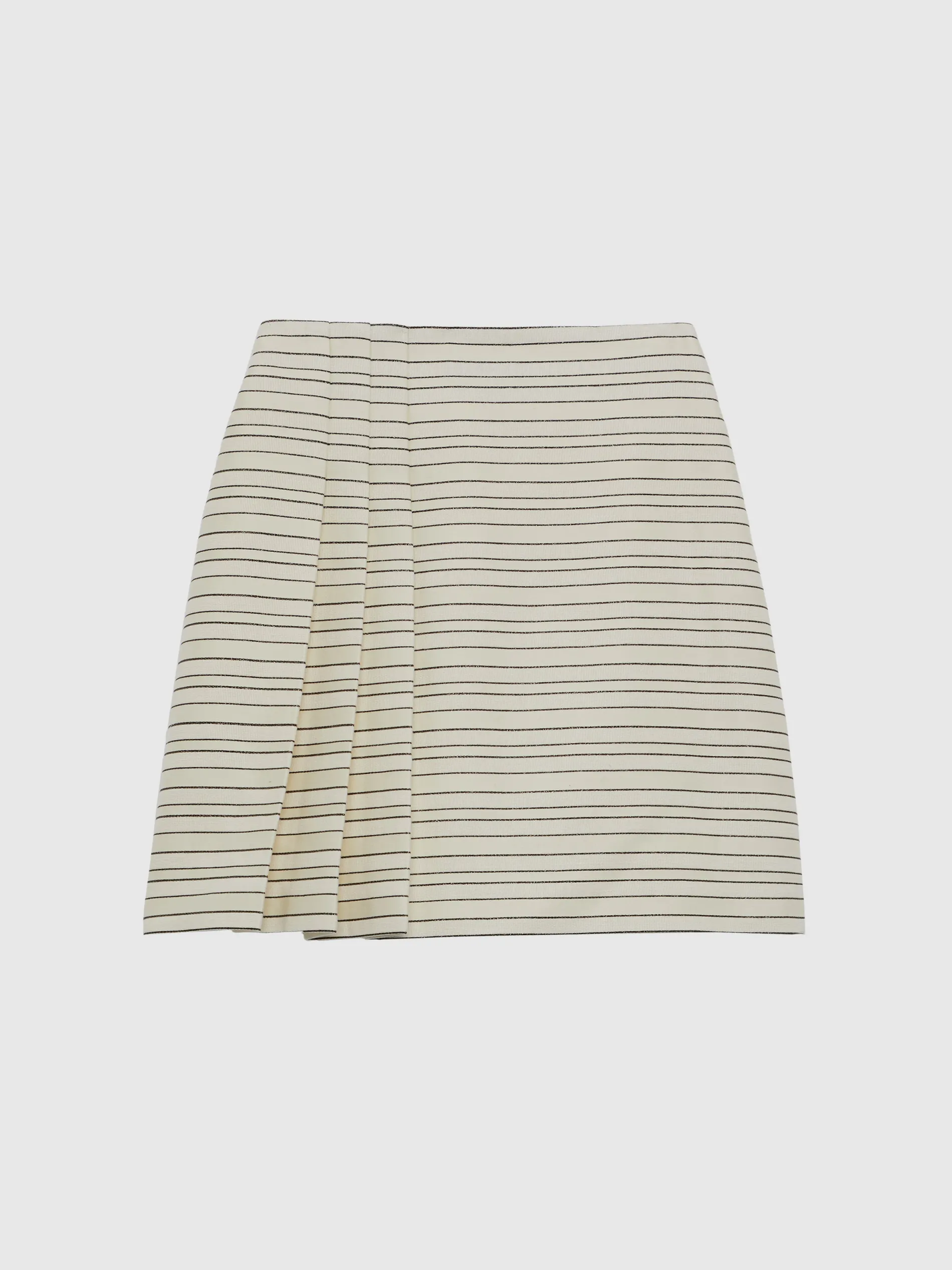 Paule Ka Mini-Jupe Plissee A Rayures Tennis Et Lurex<Femme Jupes