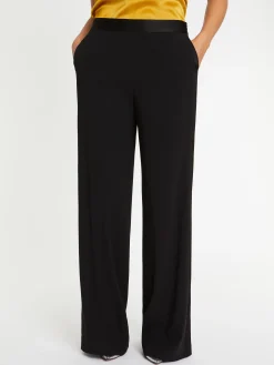 Paule Ka Pantalon Ample En Crepe Envers Satin<Femme Pantalons Et Combinaisons