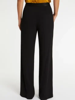 Paule Ka Pantalon Ample En Crepe Envers Satin<Femme Pantalons Et Combinaisons