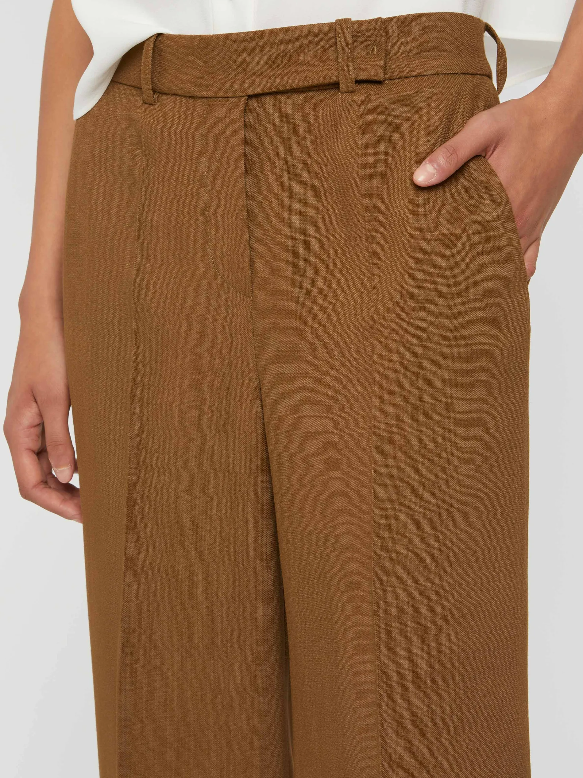 Paule Ka Pantalon Ample En Toile De Viscose<Femme Pantalons Et Combinaisons