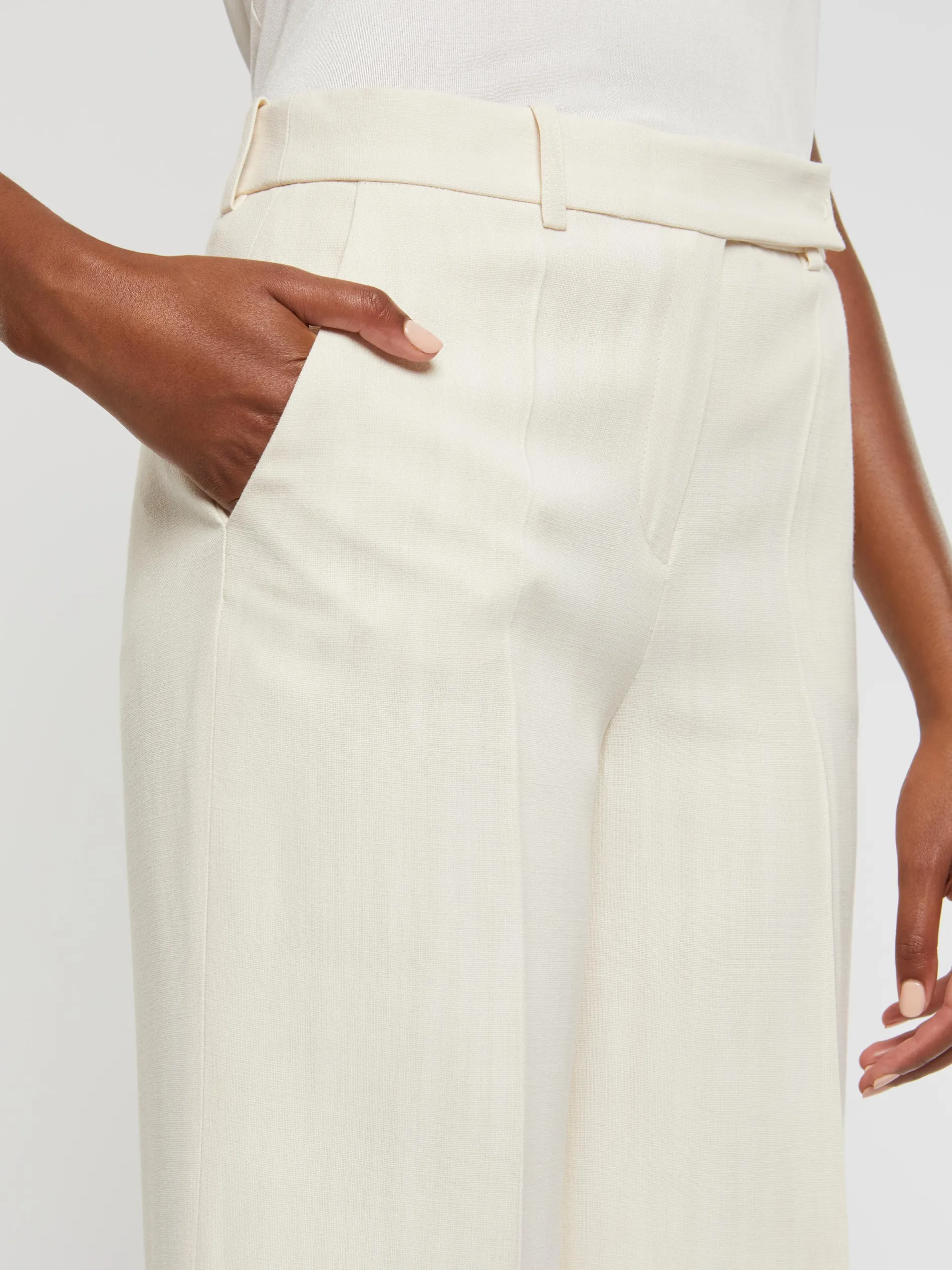 Paule Ka Pantalon Ample En Toile De Viscose<Femme Pantalons Et Combinaisons