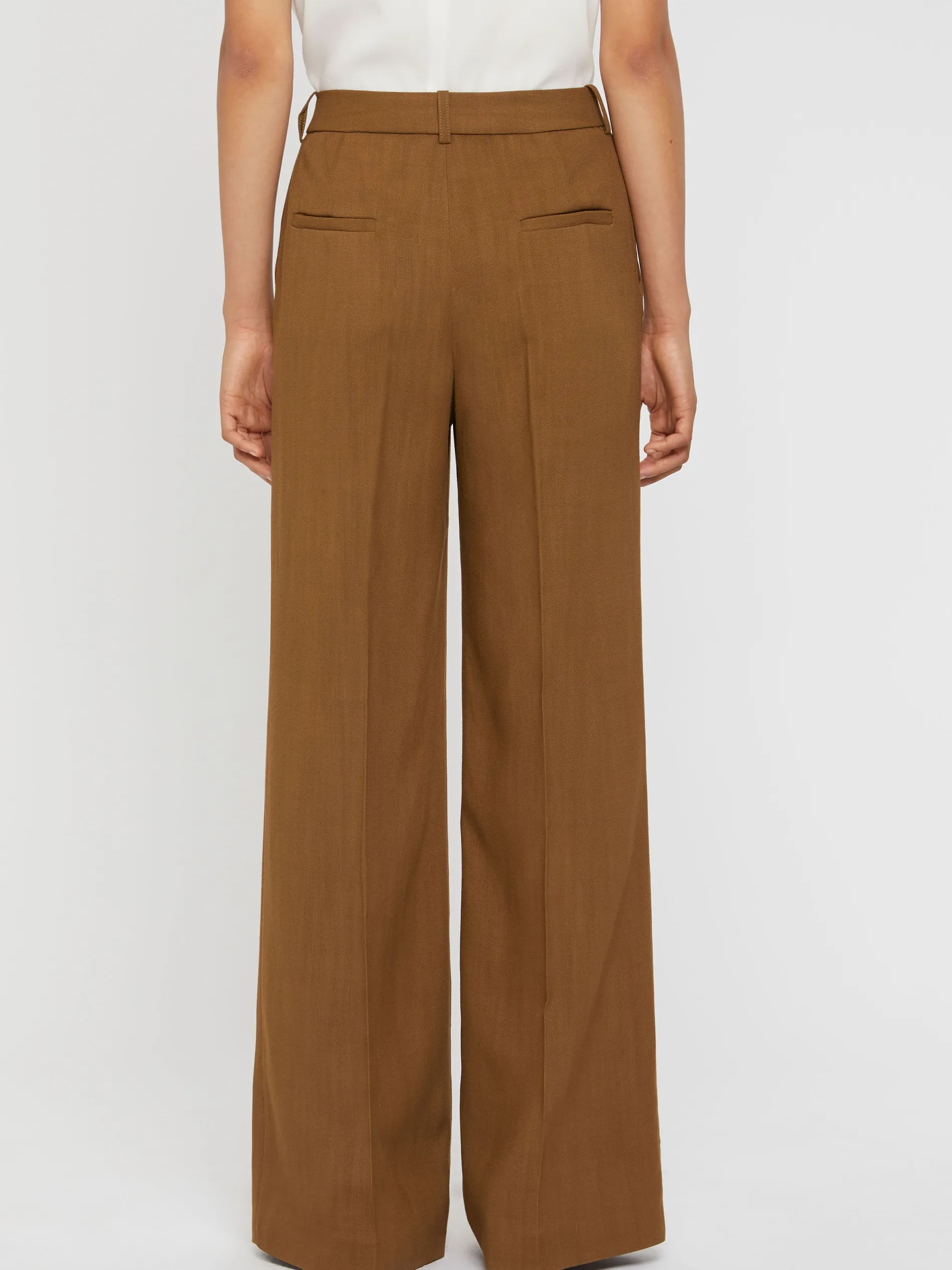 Paule Ka Pantalon Ample En Toile De Viscose<Femme Pantalons Et Combinaisons