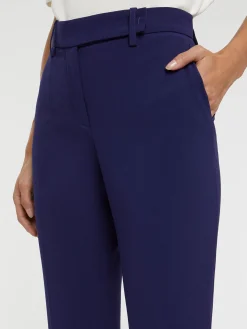 Paule Ka Pantalon Cigarette 7/8Eme En Crepe Envers Satin<Femme Pantalons Et Combinaisons