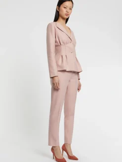 Paule Ka Pantalon Cigarette En Flanelle<Femme Pantalons Et Combinaisons