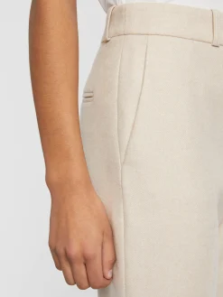 Paule Ka Pantalon Cigarette En Flanelle<Femme Pantalons Et Combinaisons