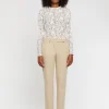 Paule Ka Pantalon Cigarette En Gabardine De Coton<Femme Pantalons Et Combinaisons