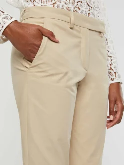 Paule Ka Pantalon Cigarette En Gabardine De Coton<Femme Pantalons Et Combinaisons